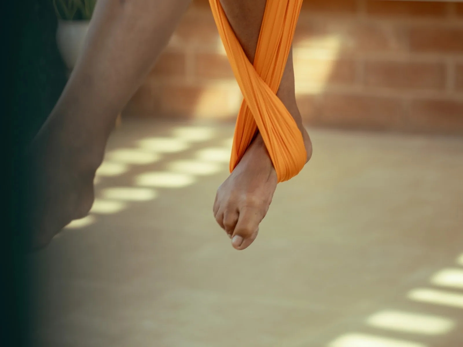 Students practising aerial yoga at Absolute Yoga HRBR Layout Bangalore
