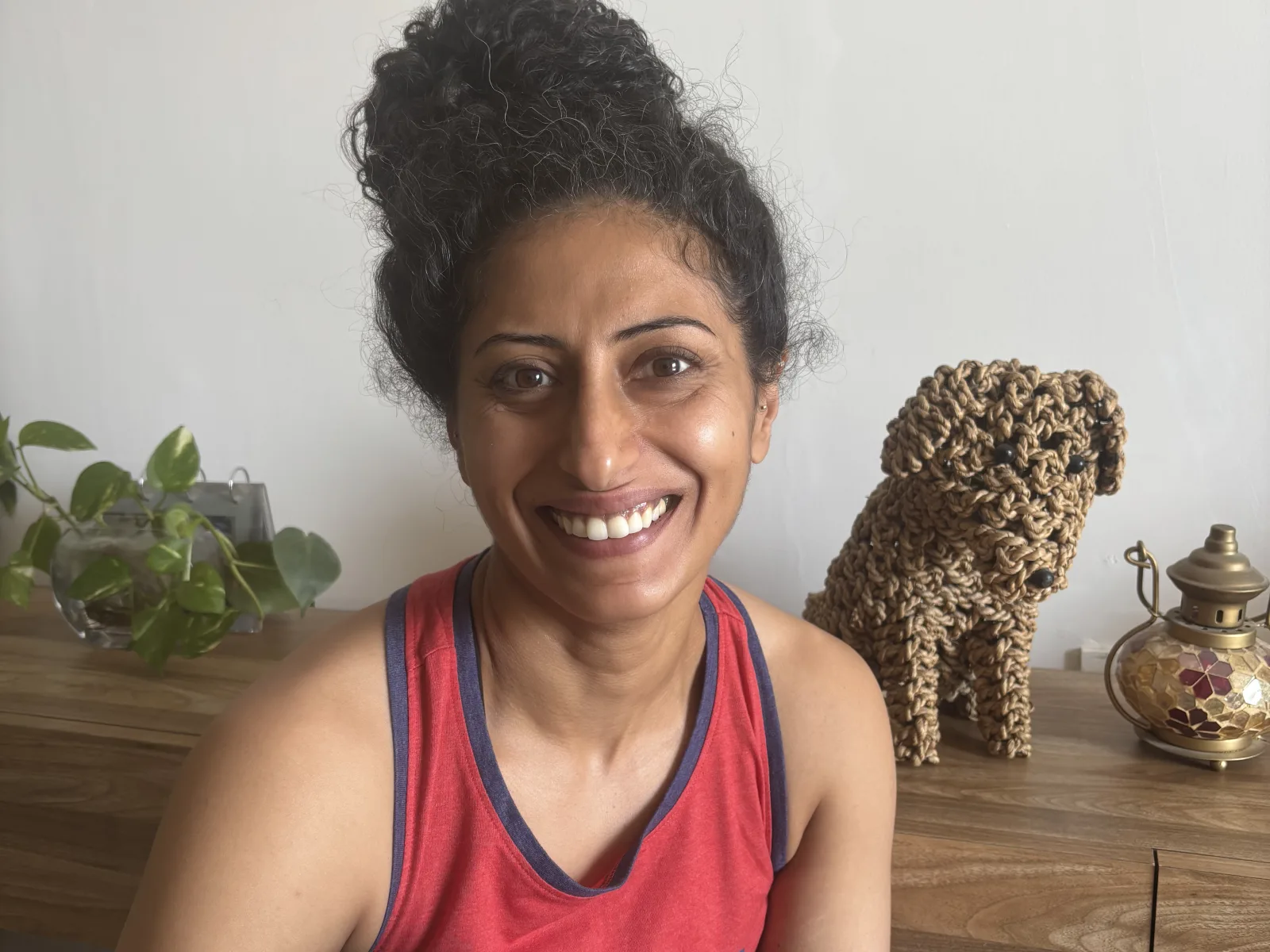 Reshma Hegde, Ashtanga Hatha and aerial yoga teacher at Absolute Yoga Kalyan Nagar Bangalore
